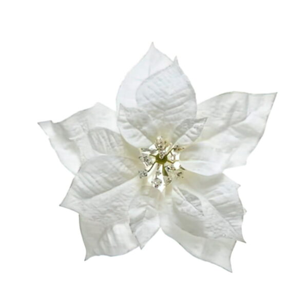 Цветок декоративный Kaemingk на клипсе 24 см