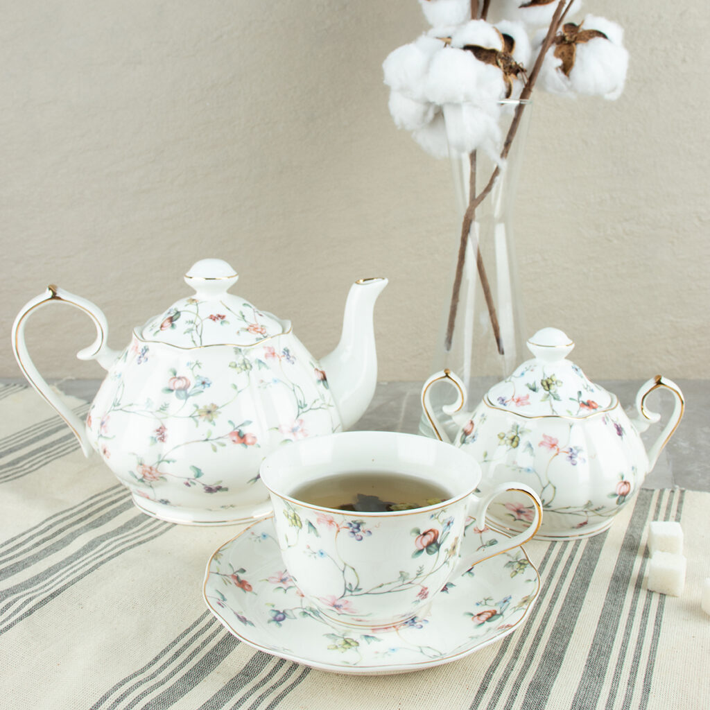 Чайный сервиз Lepard Луговые цветы 6 персон 14 предметов